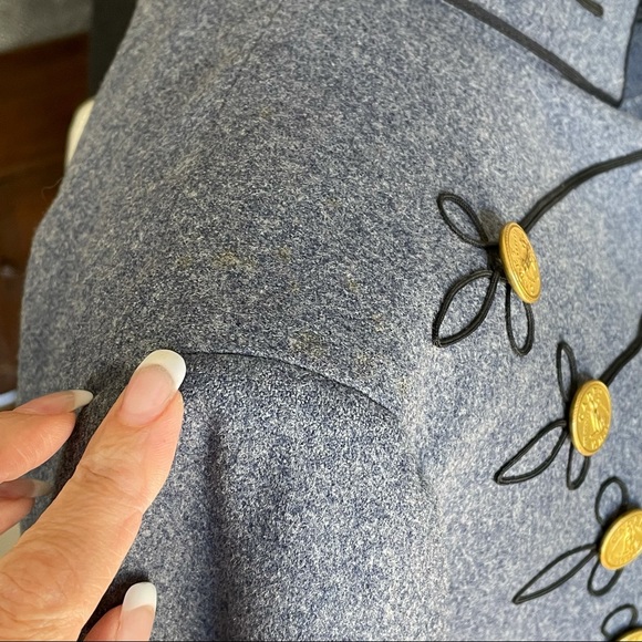 Vintage wool military cadet blazer S - Picture 10 of 16